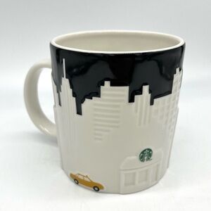 Starbucks New York City Skyline Taxi 3D Coffee Mug 2012 Relief Collector Series